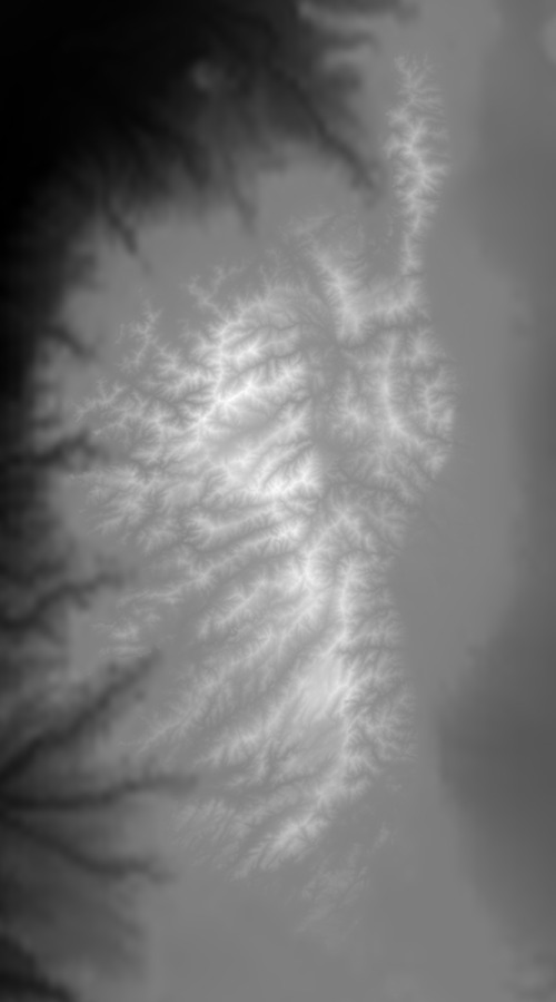 Corsica heightmap