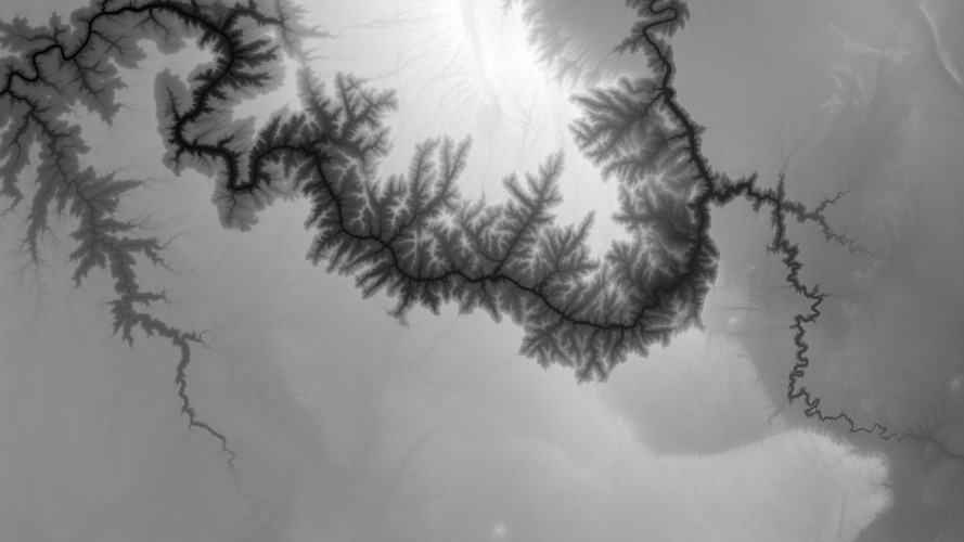 Grand Canyon heightmap